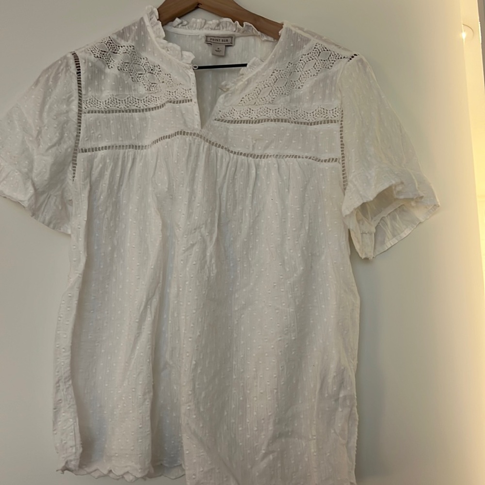 Point Sur by Jcrew White top